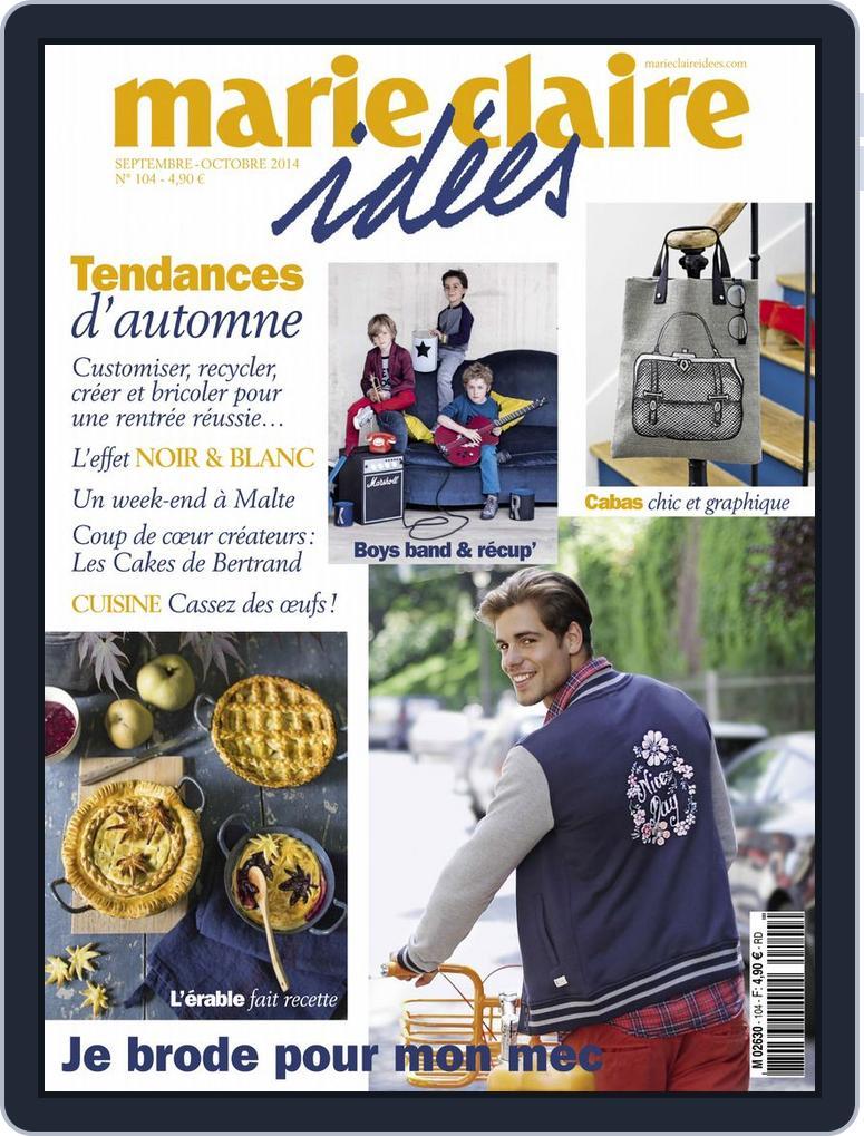 Marie Claire Idées (Digital) Subscription                    August 27th, 2014 Issue