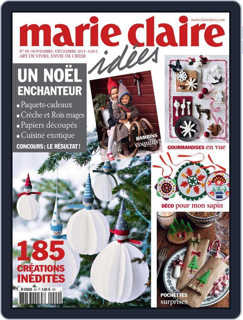 Marie Claire Idées (Digital) Subscription                    October 29th, 2013 Issue