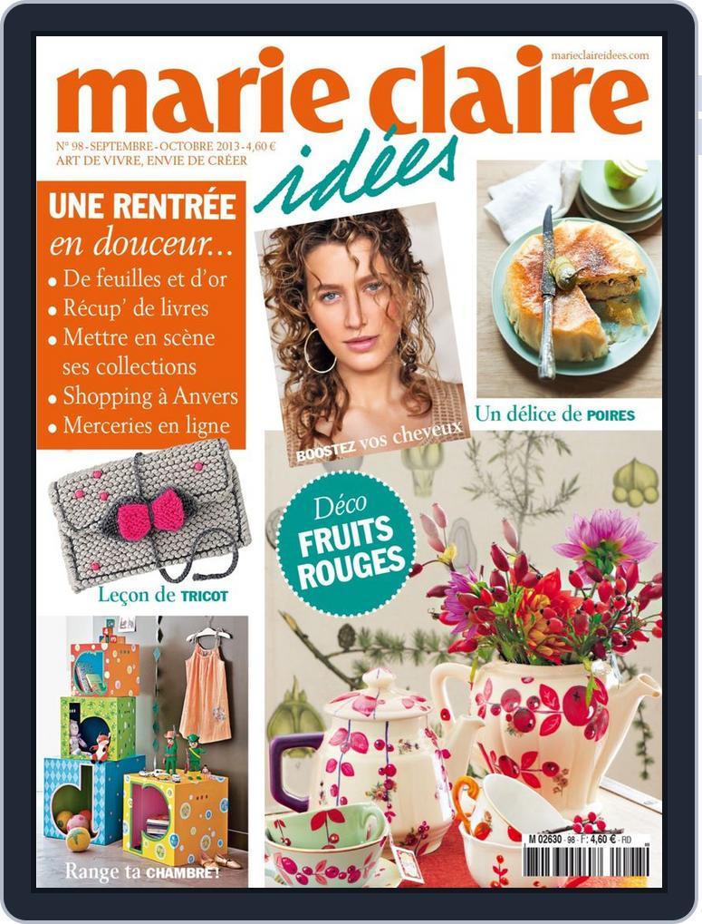 Marie Claire Idées (Digital) Subscription                    August 28th, 2013 Issue