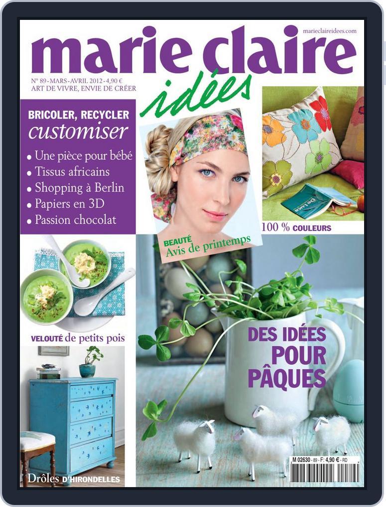 Marie Claire Idées (Digital) Subscription                    February 16th, 2012 Issue