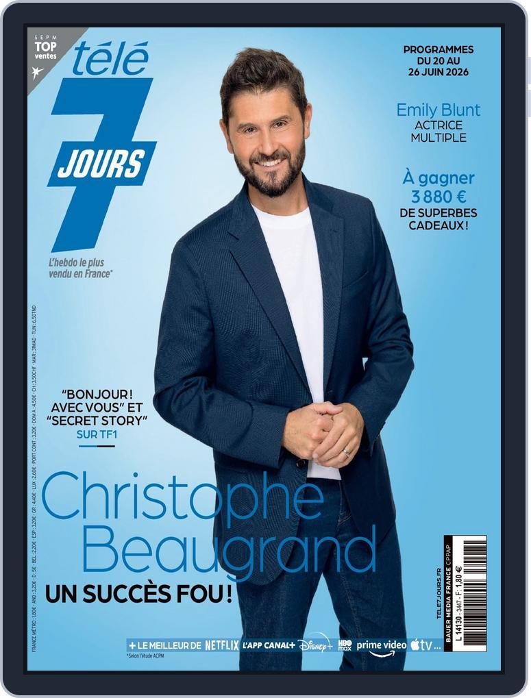 Télé 7 Jours (Digital) Subscription                    June 15th, 2026 Issue