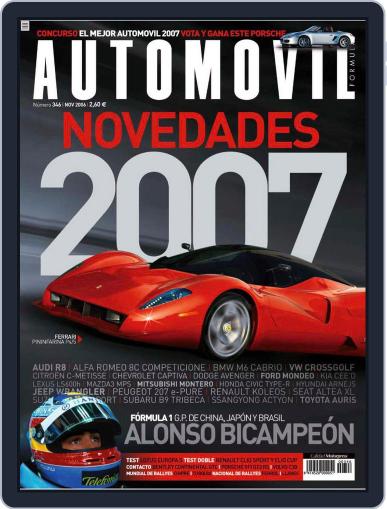 Automovil October 31st, 2006 Digital Back Issue Cover
