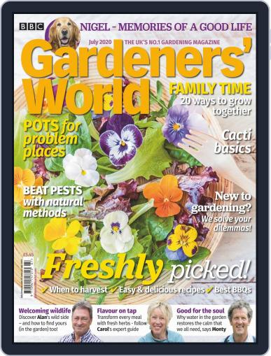 BBC Gardeners' World July 1st, 2020 Digital Back Issue Cover