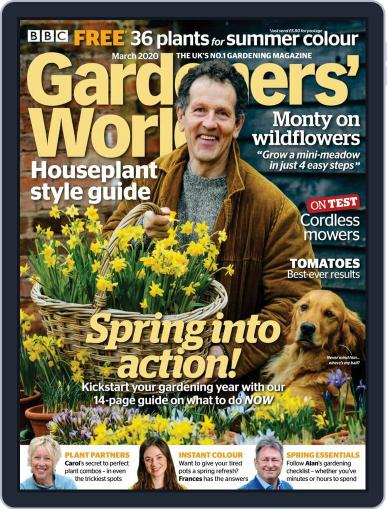 BBC Gardeners' World March 1st, 2020 Digital Back Issue Cover