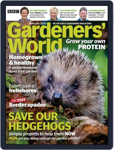 BBC Gardeners' World February 1st, 2020 Digital Back Issue Cover