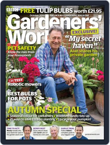 BBC Gardeners' World October 1st, 2019 Digital Back Issue Cover