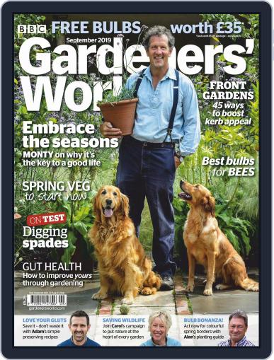 BBC Gardeners' World September 1st, 2019 Digital Back Issue Cover