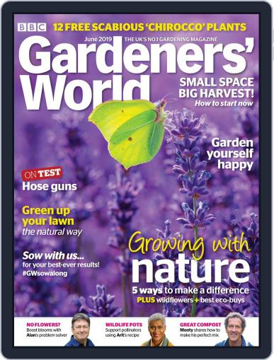 BBC Gardeners' World June 1st, 2019 Digital Back Issue Cover