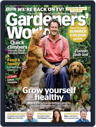 BBC Gardeners' World March 1st, 2019 Digital Back Issue Cover
