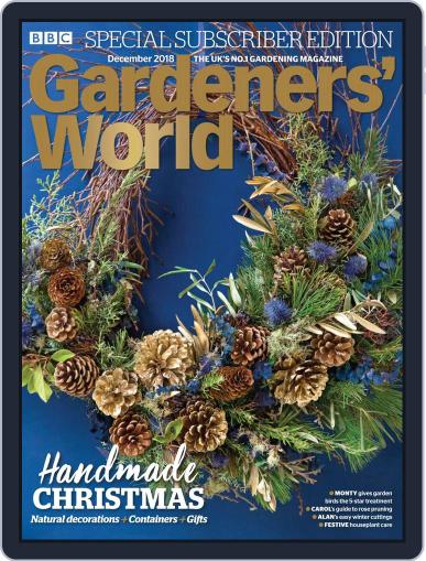 BBC Gardeners' World December 1st, 2018 Digital Back Issue Cover