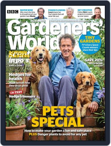 BBC Gardeners' World October 1st, 2018 Digital Back Issue Cover