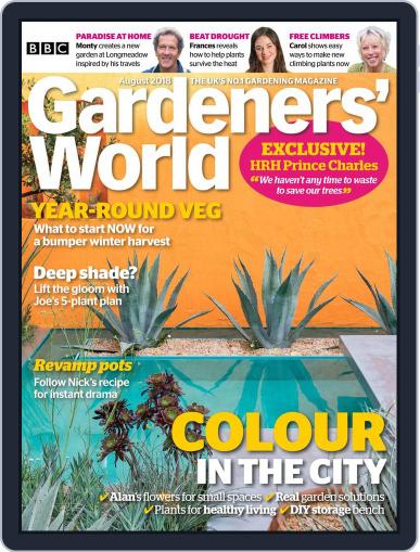 BBC Gardeners' World August 1st, 2018 Digital Back Issue Cover