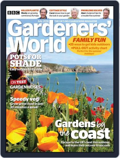 BBC Gardeners' World July 1st, 2018 Digital Back Issue Cover