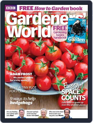 BBC Gardeners' World April 1st, 2018 Digital Back Issue Cover
