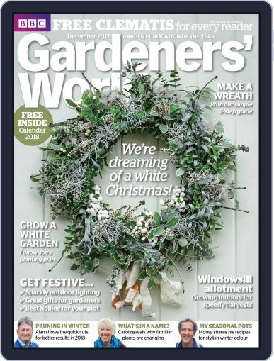 BBC Gardeners' World December 1st, 2017 Digital Back Issue Cover