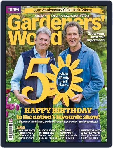 BBC Gardeners' World June 1st, 2017 Digital Back Issue Cover