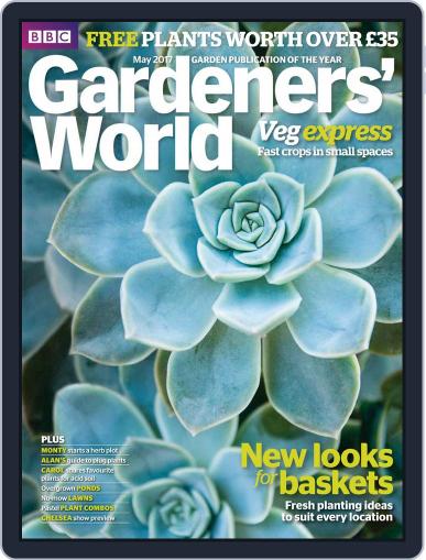 BBC Gardeners' World May 1st, 2017 Digital Back Issue Cover