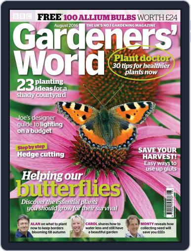 BBC Gardeners' World July 27th, 2016 Digital Back Issue Cover