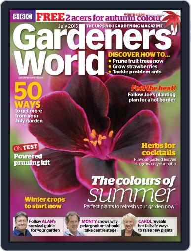 BBC Gardeners' World June 26th, 2015 Digital Back Issue Cover