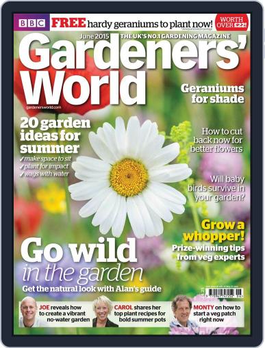 BBC Gardeners' World May 29th, 2015 Digital Back Issue Cover