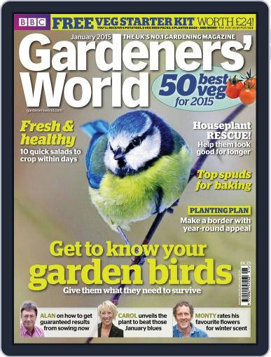 BBC Gardeners' World December 24th, 2014 Digital Back Issue Cover