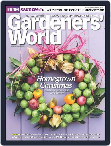 BBC Gardeners' World November 21st, 2014 Digital Back Issue Cover