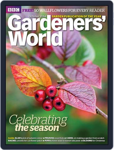 BBC Gardeners' World September 23rd, 2014 Digital Back Issue Cover