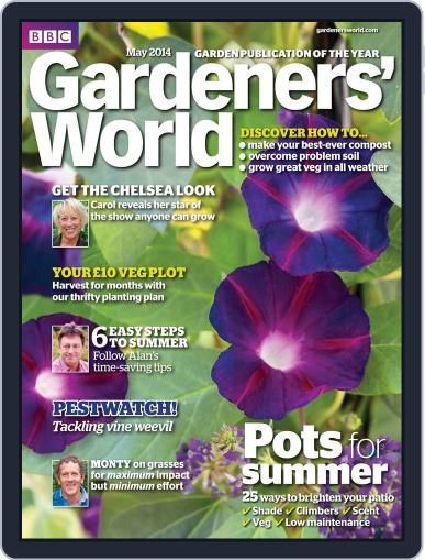 BBC Gardeners' World April 27th, 2014 Digital Back Issue Cover