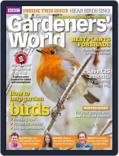 BBC Gardeners' World December 26th, 2013 Digital Back Issue Cover
