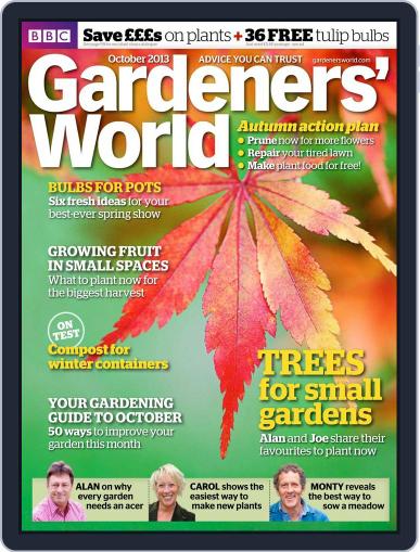 BBC Gardeners' World September 24th, 2013 Digital Back Issue Cover