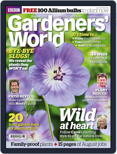 BBC Gardeners' World July 25th, 2013 Digital Back Issue Cover