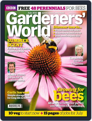 BBC Gardeners' World June 27th, 2013 Digital Back Issue Cover