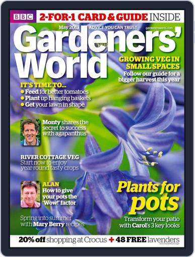 BBC Gardeners' World April 26th, 2013 Digital Back Issue Cover