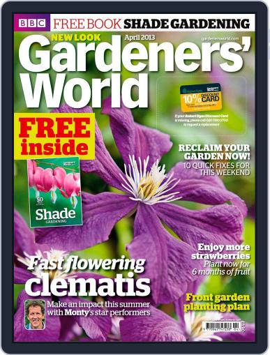 BBC Gardeners' World March 25th, 2013 Digital Back Issue Cover