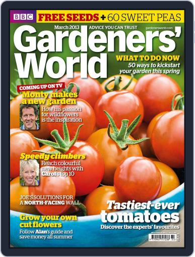 BBC Gardeners' World February 21st, 2013 Digital Back Issue Cover