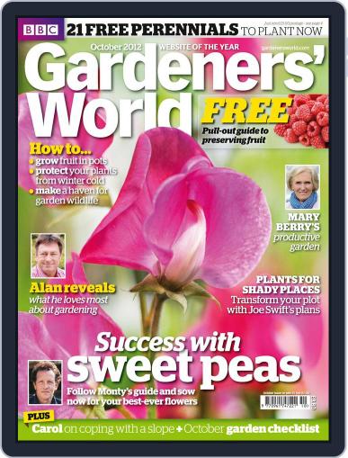 BBC Gardeners' World September 26th, 2012 Digital Back Issue Cover