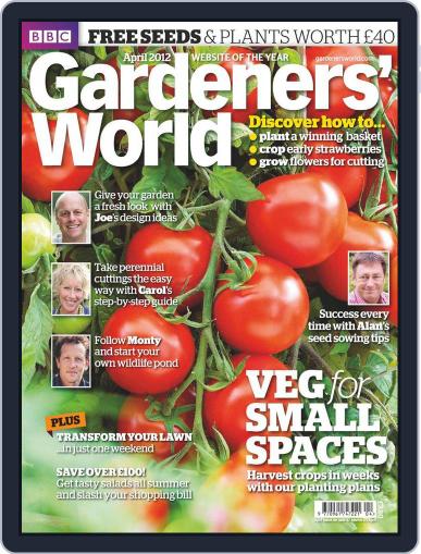 BBC Gardeners' World March 26th, 2012 Digital Back Issue Cover