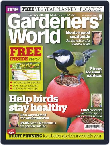 BBC Gardeners' World December 29th, 2011 Digital Back Issue Cover