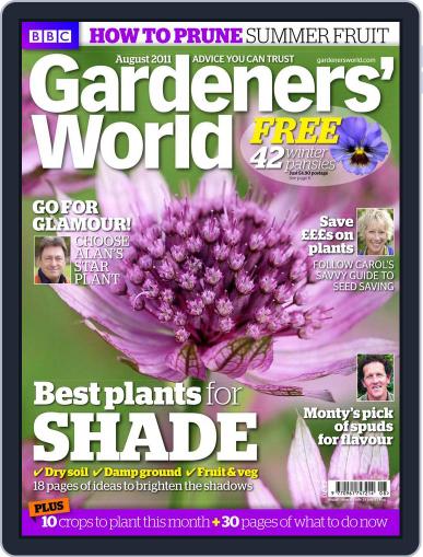 BBC Gardeners' World July 28th, 2011 Digital Back Issue Cover