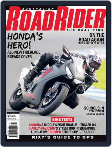 Australian Road Rider August 1st, 2017 Digital Back Issue Cover