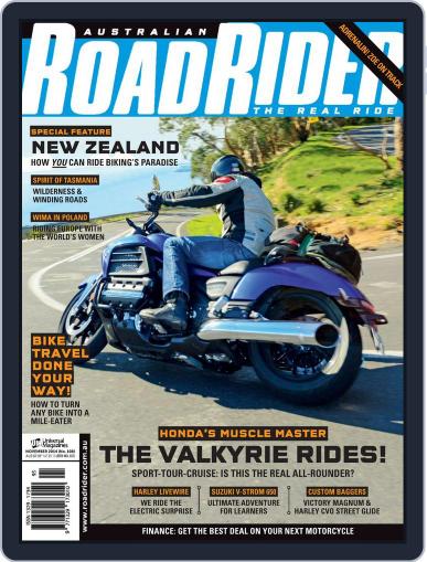 Australian Road Rider October 14th, 2014 Digital Back Issue Cover
