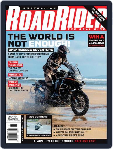 Australian Road Rider May 13th, 2014 Digital Back Issue Cover