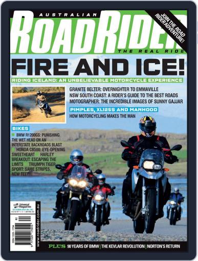 Australian Road Rider September 19th, 2013 Digital Back Issue Cover