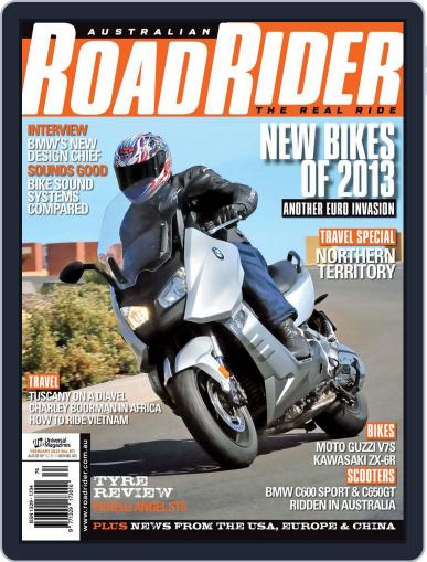 Australian Road Rider January 15th, 2013 Digital Back Issue Cover
