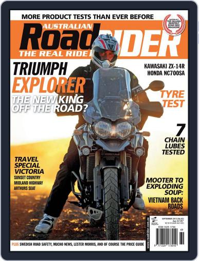 Australian Road Rider August 28th, 2012 Digital Back Issue Cover