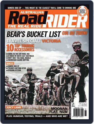 Australian Road Rider March 21st, 2012 Digital Back Issue Cover