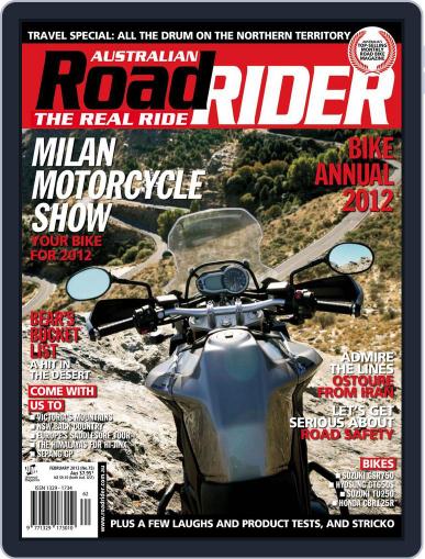 Australian Road Rider January 30th, 2012 Digital Back Issue Cover