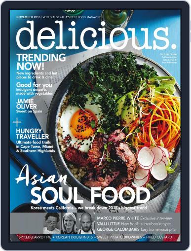 delicious October 20th, 2015 Digital Back Issue Cover