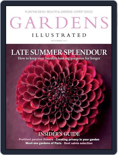 Gardens Illustrated August 23rd, 2013 Digital Back Issue Cover