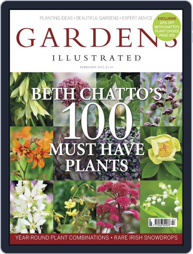 Gardens Illustrated February 1st, 2012 Digital Back Issue Cover